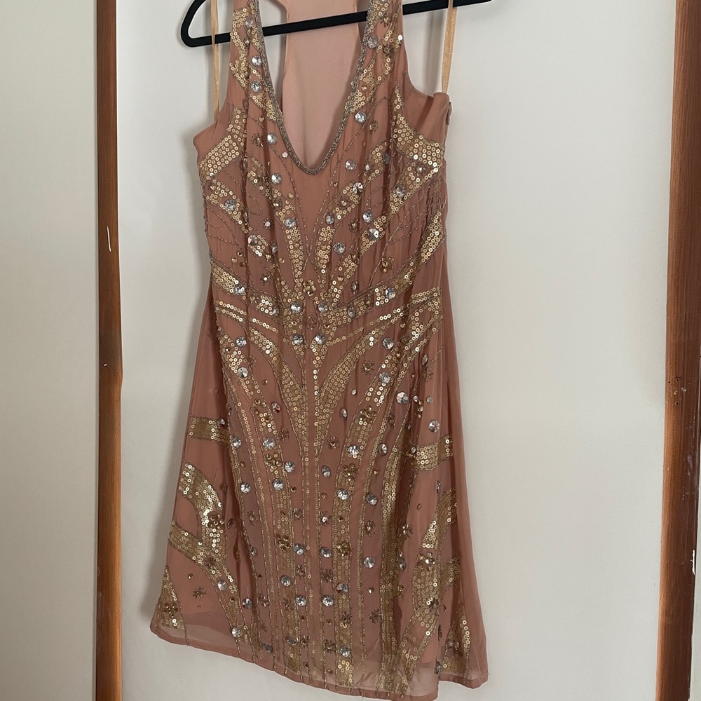 Embellished beaded dress